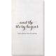 And the Story Begins Bamboo Luxe Guest Towels Image 1 of 2